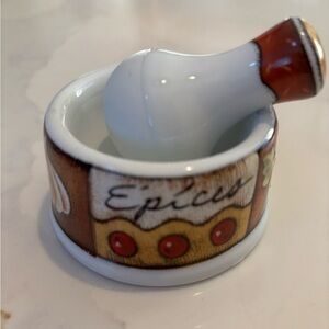 Joie MSC International Inc. ceramic mortar and pestle set